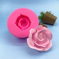 Molde de silicona rosa grande para decorar pasteles de fondant DIY y resina chocolate - Rosa Grande