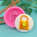 Silikonform für Handtaschen zur Tortendekoration und Schokoladenfondant in Taschenform - Handtaschenform (QH2391)