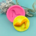 Molde de silicona 3D tacón alto para decorar pasteles de chocolate y artesanía resina - Estilo de Tacón Alto (QH2390)