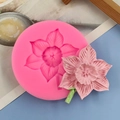 Silikonform für Sonnenblumen Kamelie Fondant Kuchen Schokolade und DIY Handwerk Seife - Kamelie Sonnenblume Blumenform (QH6418)
