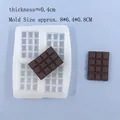 Molde de silicona blanca para cuatro tabletas de chocolate con modelo de chocolate - 5116 Transparente / Transparente