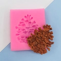 Stampo in silicone a forma di pigna per decorazione di torte cioccolato e fondant - Stile Pigna