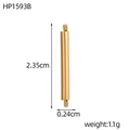 Polished golden stainless steel cylinder clasp for DIY bracelets and jewelry making - Gold Cylindrical Pendant (HP1593B-18K)