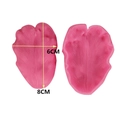 Detail of pink leaf silicone fondant molds showing realistic petal textures and sizes - Large Petal (3238)