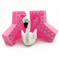 3D Schwan Silikonform für DIY Kerzen und Harzhandwerk mit elegantem fertigen Schwanenmodell - Schwanenform