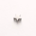 Polished silver stainless steel star bead with side hole for DIY jewelry making - Star Shape (DY859-1) / Small / Steel