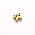 Golden hollow butterfly pendant made of stainless steel for DIY jewelry making - Butterfly Shape (DY864-2) / Small / Gold