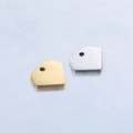 Ciondoli geometrici in acciaio inossidabile lucidato in finitura oro e argento - Oro / Rombo