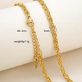 Spiral S Chain Style (1-9) / Gold