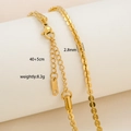 Disk Link Chain Style (1-8) / Gold