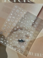 3D silver embossed nail stickers with butterflies and hearts style YT7017 - Jelly Bronzing Silver YT7017Pro