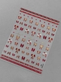 Red and gold bow heart nail stickers with love text pattern style YT7655 - Gold Stamped Red (YT7655Me)