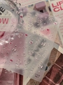 5D embossed nail art stickers in pink and rose gold with heart and star patterns YT7670 - Rose Gold Gilding (YT7670MgS) / Rose Gold