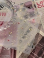 5D embossed nail art sticker featuring golden 3D bows and heart patterns, model YT7671 - Gold Gilding (YT7671MeS) / Gold
