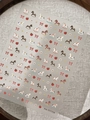 Nagelaufkleber mit Zeichentrick-Schaukelpferd, Schleife und Blumenmustern YT7759 - Flacher Stil (YT7759Pm)