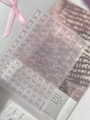 3D pink bow nail art stickers with jelly texture and transparent backing GdYT7226 - Pink Bow (YT7226) / Pink