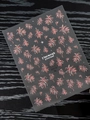 Sparkling firework festival nail stickers with red and white patterns in YT7773 style - Starlight Film Yt7773xg
