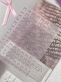 3D embossed pink bow nail art stickers with decorative 3D jelly texture, model GdYT7228 - Purple Bow (YT7228) / Purple