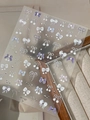 Self-adhesive nail stickers with purple and silver bow designs for DIY manicure YT7787 - Shiny Silver / Blue (YT7787)