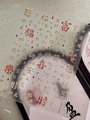 Pegatinas de uñas de relieve rojo y dorado para el Año Nuevo Chino, modelo MeYT7724 - Estampado en Oro (YT7724Me)