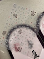 Pegatinas plateadas para uñas de Año Nuevo Chino con caracteres de fortuna estilo SIYT7725 - Estampado en Plata (YT7725Si)