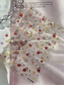 Japanese style cherry blossom nail stickers with golden edges and floral patterns - Hot Stamping YT7769Me Long Style