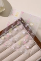Sweet ballet bow and bunny nail art stickers in pink and purple tones, style YT7631 - YT7631Pm Macaron Color