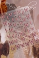 Pink and purple butterfly nail stickers with gold outlines, model YT7456 variant - Bronzing Jelly (YT7456Pro) / Purple