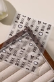 Sweet ballet bow nail stickers with black lace corset and heart designs YT7634 - YT7634Pm Black