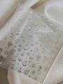 Celestial silver 3D nail art stickers with moon and star embossed patterns YT7056 - Silver Purple Moon Star (YT7056Pro)