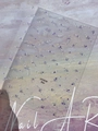 YT7419 Pro purple and silver gemstone nail art stickers with elegant floral vine patterns - Blue (YT7419 Pro)
