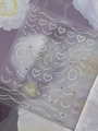 Elegante 5D-geprägte Herz-Nagelsticker mit 3D-Textur und kleinen Strasssteinen - Reliefkristallstil (YT8137 S)