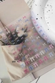 Polka dot bow nail art stickers in pink blue and white colors for DIY manicure - YT7614Pm