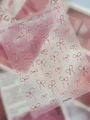 5D embossed bow nail stickers in pink pearl finish for 3D DIY manicures YT7674Fe - Large Pink Stamping Bowknot (YT7674Fe)