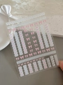 Detail of pink bow nail stickers with white lace patterns for DIY manicure decoration - Pink Bow White Lace Style (YT3933) / Relief YT3933