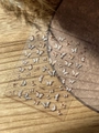 Detail van vlindernagelstickers met reliëf YT7066 met elegante vintage patronen - Reliëf Vlinder (YT7066)