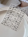 Elegant nail art stickers with black and white bow designs for creative manicure decoration - Silver Foiling Black and White Bow Style (YT6358Si)
