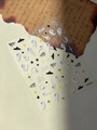3D geprägte Halloween Geister Nagelaufkleber mit Fledermäusen und Kristallen im Vintage Stil - Strass Geprägt (YT6760S)