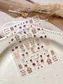 Cute forest animals nail art stickers featuring rabbits and puppies, model YT6951 - Flat YT6951Pm
