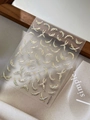 Holographic gold star and moon nail art stickers with sweet French style designs - Starlight Hot Stamping Film (YT6558Pro)