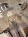 French leopard print nail art stickers with gold chains and 3D bow designs YT7308 - Rhinestone Gold Stamping Brown Luxury (YT7308MeS)