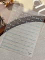 Autocollants holographiques de nœuds pour manucure DIY et décorations à effet laser - Style Laser Argenté (YT7723Ls)