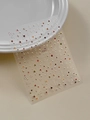 Macro detail of colorful star nail art stickers from the YT6417 Starlit Sky collection - Gold Bronzing Style (YT6417Me)