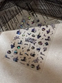 Halloween nail sticker YT6614 with laser pumpkin and ghost designs on clear backing - Halloween Pumpkin Castle (YT6614Te)