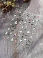 Halloween ghost and pink potion nail art sticker YT6715 on textured background - Embossed Style (YT6715)