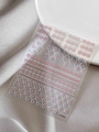 Bohemian floral embossed nail sticker YT5974 with pink daisies and blue buds - Relief Floral Style (YT5974)