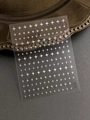 Holographic laser star nail art sticker with four-point star pattern for manicure - Silver Holographic Star Style (YT5770Ls)