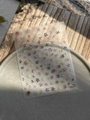 Detail of floral nail art stickers with watercolor blooming flowers in elegant patterns - Flat Style (YT6735Pm)