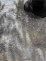 Detailed macro view of 3D metallic moon, stars, and butterfly nail art stickers - Silver Star Moon Butterfly Style (YT6818Si)