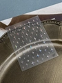 Holographic star nail art stickers with glitter rhinestones and metallic finish - Sparkling Iridescent (YT6499McS)